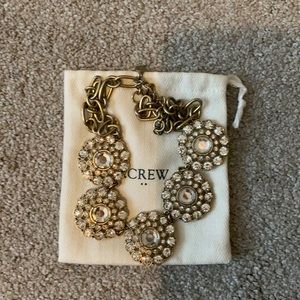 J. crew gold statement necklace